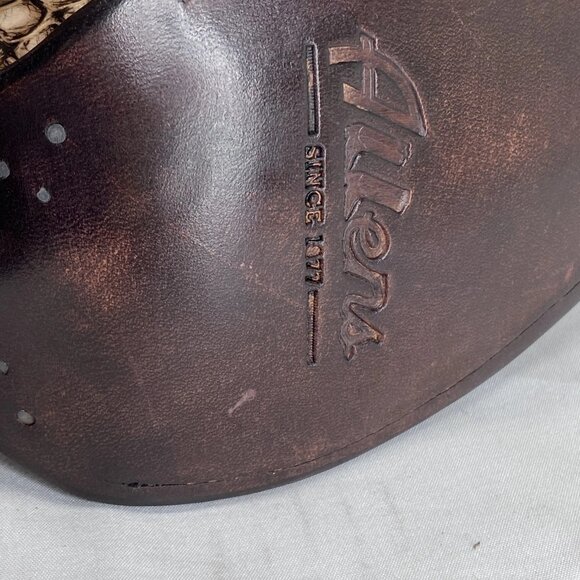 NEW ALLENS Women’s Kyra Brown Exotic High Heel Ankle Boots – Size 6B - Picture 13 of 13